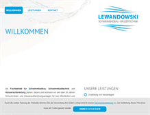 Tablet Screenshot of lewandowski-rs.de